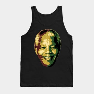 Nelson Mandela Smile Pop Art Tank Top